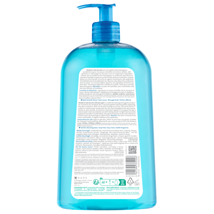 Bioderma Atoderm Gel Douche gel delicat de duș 1000 ml